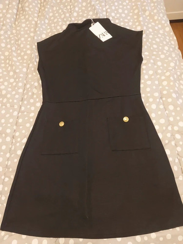 Zara dress medium black - zara,
