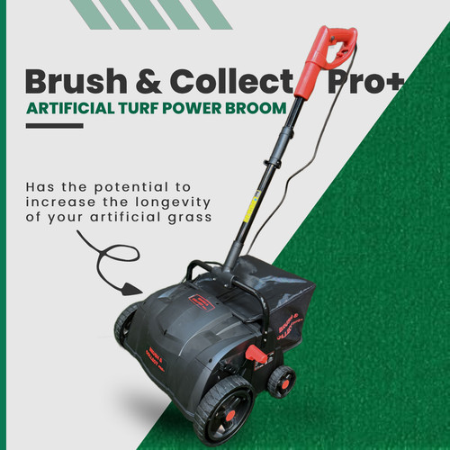 Artificial turf lawn - turf, brush
