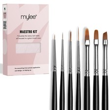 Mylee Maestro Kit Nail Art Design Brushes Set Gel Polish Painting Drawing Liner