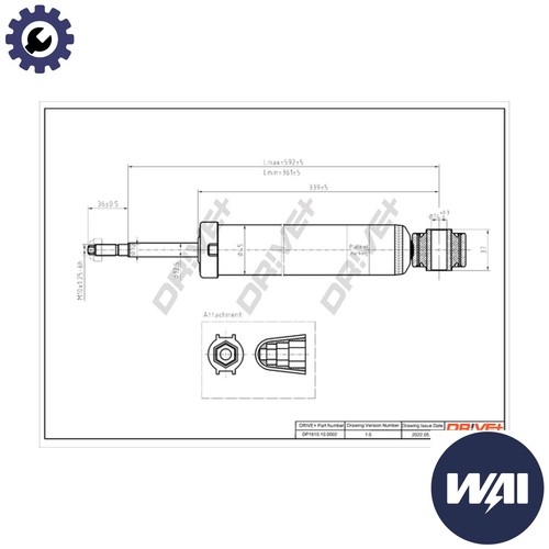 Shock absorber dp1610 - shock,