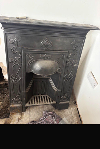 Black cast iron decorative - cast,