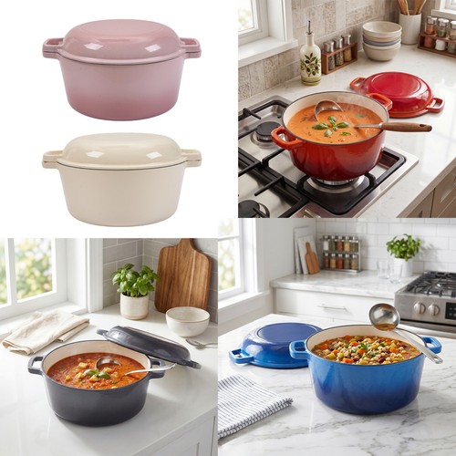 Bread cooking enameled - 4.5l,
