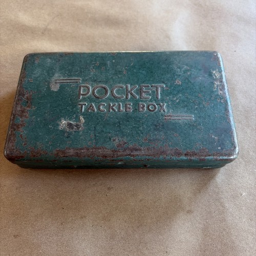 Vintage pocket tackle box - vintage,