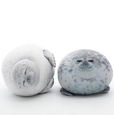 Chubby Blob Seal Plush Pillow