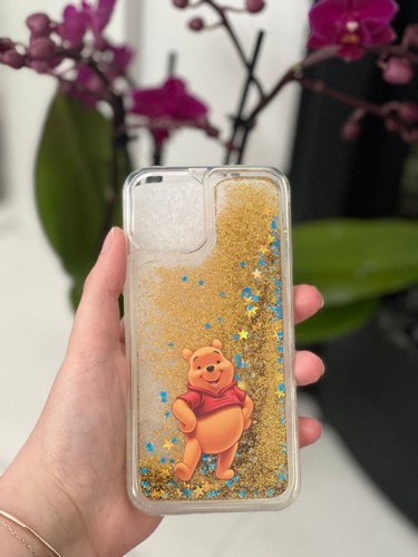 Disney winnie glitter phone - disney,