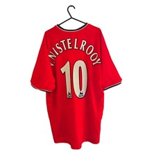 Man Utd "Ruud Van Nistelrooy" 2001/2002 Home Shirt (Size L)