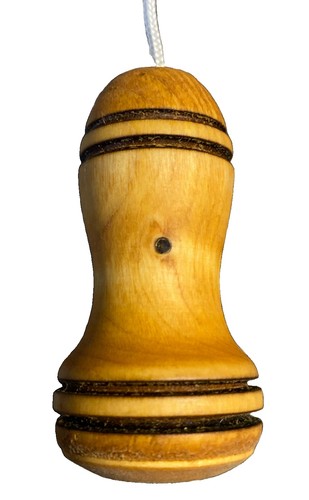 Handturned wooden light - handturned, light/fan