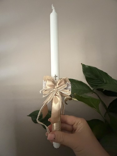 Long christening candle - 35,