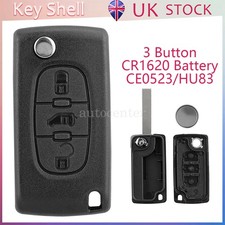 3 Button Flip Key Fob Case For