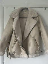 Cream  Aviator Jacket Zip
