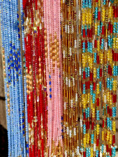 African waist beads tie on - african,