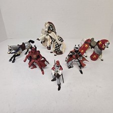 Lot of 5 Papo Knights and