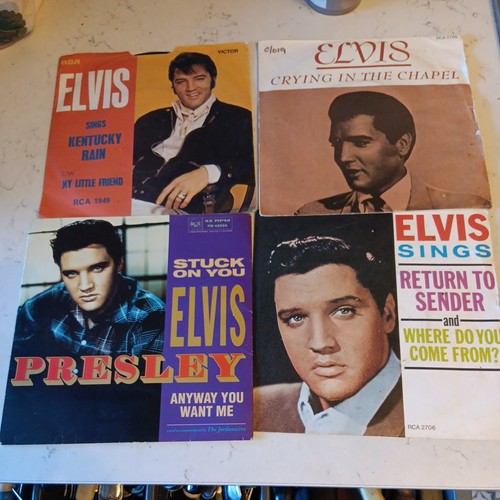 Elvis presley singles with - 4,