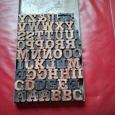 Wooden Letterpress Printers