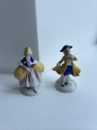 Pair antique miniature - of,
