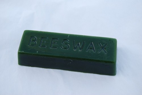 Pure beeswax ingot green - -,