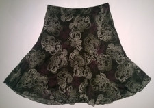 Ladies Black Floral Pattern