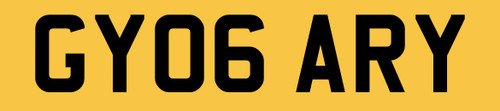 Gary number plate - gary,