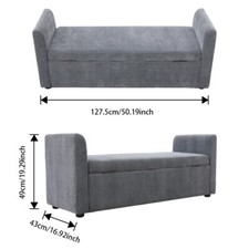 Large Footstool Storage Box
