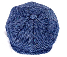Retro Herringbone Peaky Blinder's Style Hat Newsboy 1920s Country inspired Cap