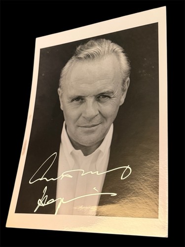 Anthony hopkins hand signed - hopkins,
