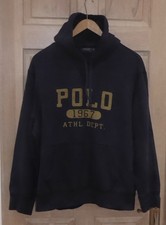 POLO RALPH LAUREN NAVY BLUE HOODIE XXXL  25" PIT TO PIT  VERY GOOD CONDITION