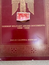 Autographed 1991 - German Military Award Documents 1939-1945 (First Edition)