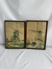 2 Vintage Framed Dutch