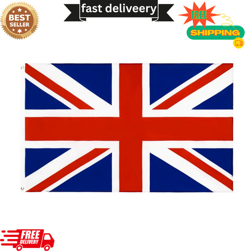 Large union jack flag 5ft - flag, x