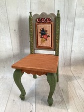 One Vintage Large painted with
