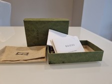 Gucci Gift Box Green With Natrual coloured Hessian Case