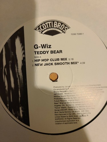 Wiz teddy bear - g-wiz, bear"