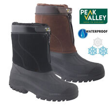 MENS SNOW BOOTS WINTER WATERPROOF MUCKER THERMAL LADIES SKI WELLINGTONS FUR WARM
