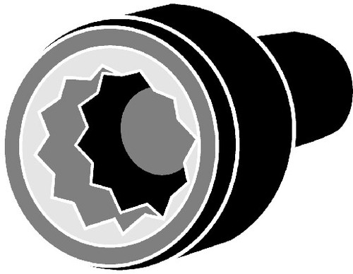 Bolt kit cylinder - head, for