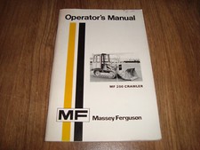 Massey Ferguson Operators Manual MF 200 Crawler Form No. 1448 177 M2