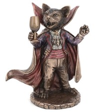 Vampire Cat Bronze Figurine