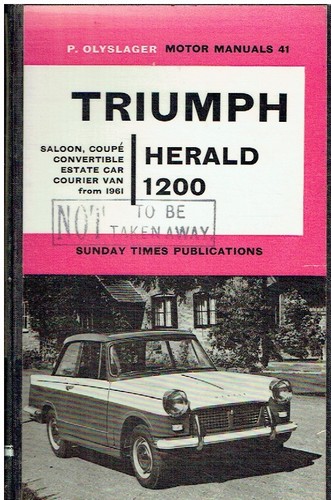 Triumph herald 1200 saloon - 1200,