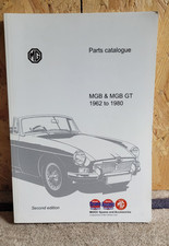 Mgb & MGB GT '62-80 parts catalogue'