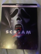 Scream 2 4K Steelbook Ultra-HD Blu-ray - VERY RARE CLASSIC SLASHER
