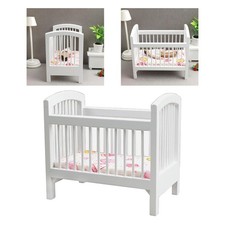 1:12 Dollhouse Wooden Crib
