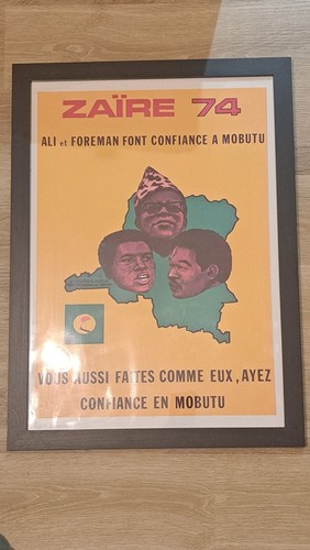 Framed ali foreman zaire - ali, vs