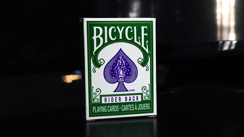 Mini bicycle cards - bicycle, (green)