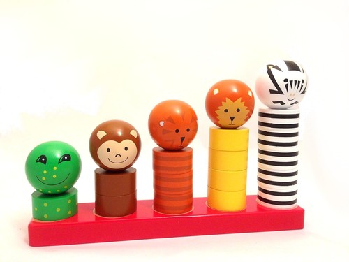 Wooden animal counter nes - wooden,