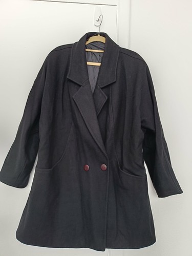 Topline vintage black pea coat