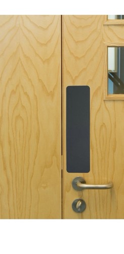 Door push plate perspex - push,