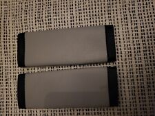 Pushchair Harness Shoulder Pads In Grey Leatherette 