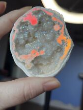 Stunning Angel aura sugar druzy Quartz geode