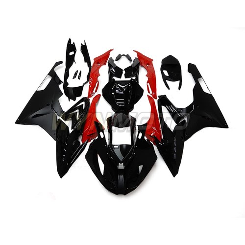 Black red plastic injection - black,