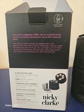 Heated Rollers - Nicky Clarke Classic Curl Compact Rollers - With travel bag.