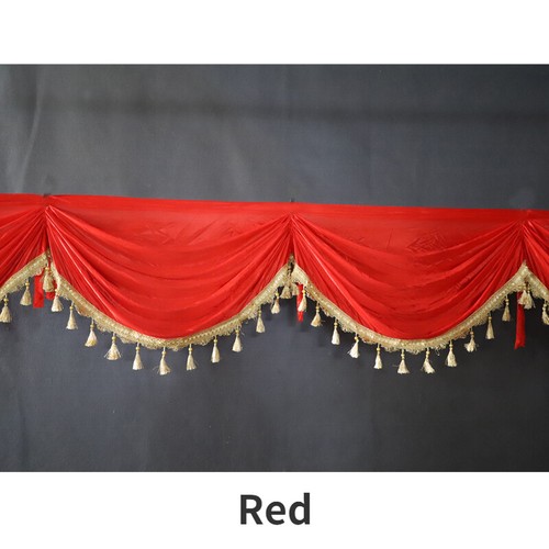 Faux silk valance vintage - faux,